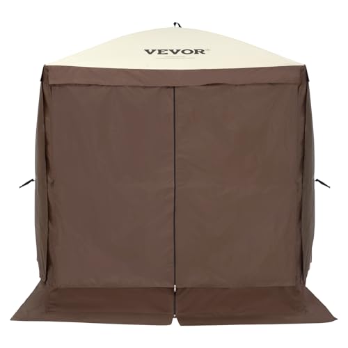 VEVOR Pop Up Gazebo Screen Tent 10x10ft with Mosquito Netting B21209
