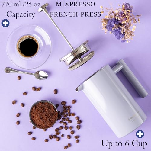 Mixpresso Stainless Steel French Press Coffee Maker 27 Oz T829384
