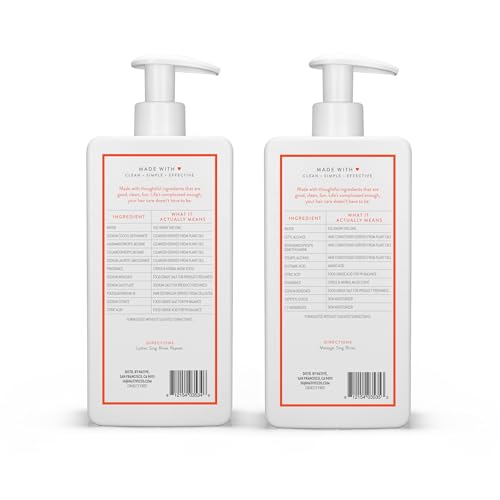 Native Shampoo and Conditioner, Sulfate & Dye Free, Almond & Shea Butter, 16.5 fl oz each (2 pack) B27204