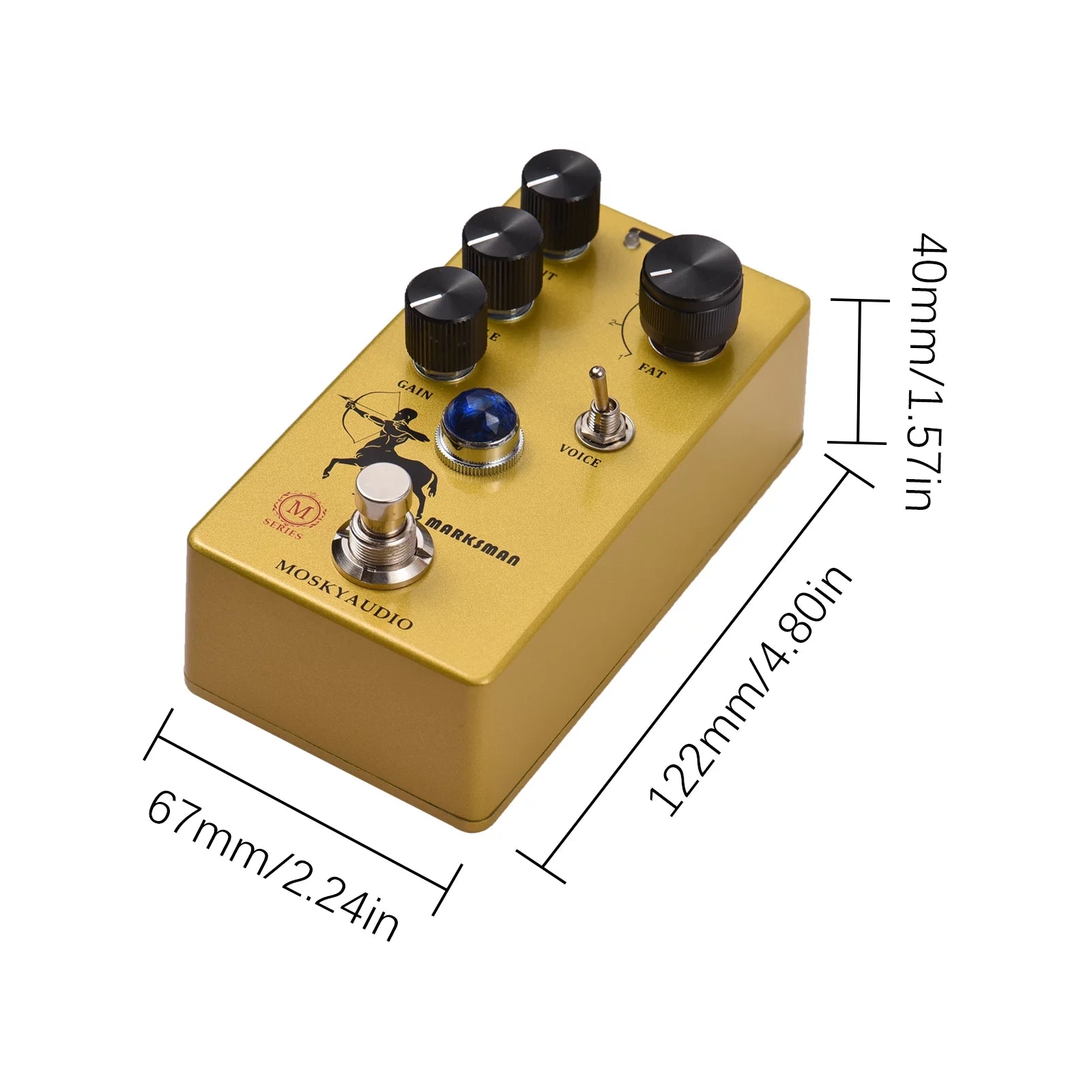 MOSKYAudio Overdrive Preamp Booster Pedal for Electric Guitar W52669