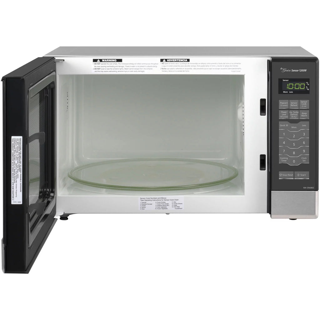 Panasonic 1.2 Cu. Ft. Countertop Microwave Oven with Inverter and Genius Sensor S4085