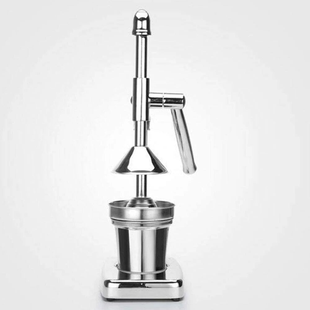 Miumaeov Manual Juicer Machine, Stainless Steel Hand Press Citrus Squeezer, Silver Z434916