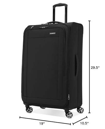 Samsonite Saire LTE Softside Expandable Luggage 3-Piece Set, Caribbean Blue F74282
