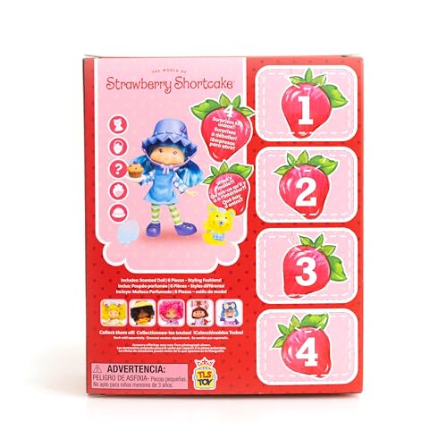 Strawberry Shortcake Classic 5.5-inch Poseable Scented Fashion Doll with 4 Accessories K41828