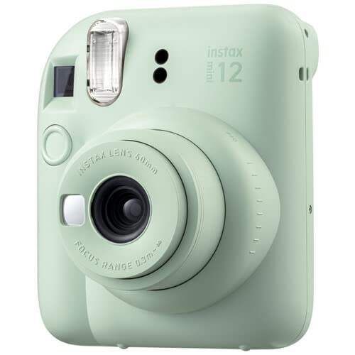Fujifilm Instax Mini 12 Instant Camera Pastel Blue with 40 Sheets Film Bundle R3418
