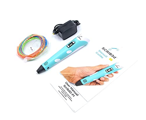 SCRIB3D P1 3D Printing Pen with Display and PLA Filament Starter Set N288002
