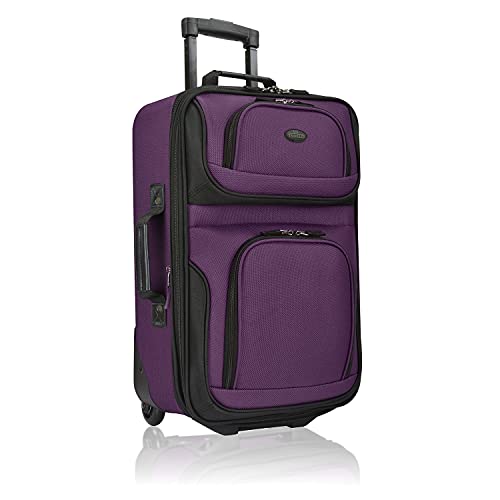 U.S. Traveler Rio Expandable Carry-on Luggage, Orange R95197