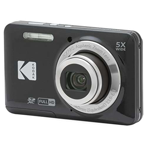 KODAK PIXPRO FZ55-BL 16MP Digital Camera 5X Optical Zoom 1080P Full HD Video (Blue) D917