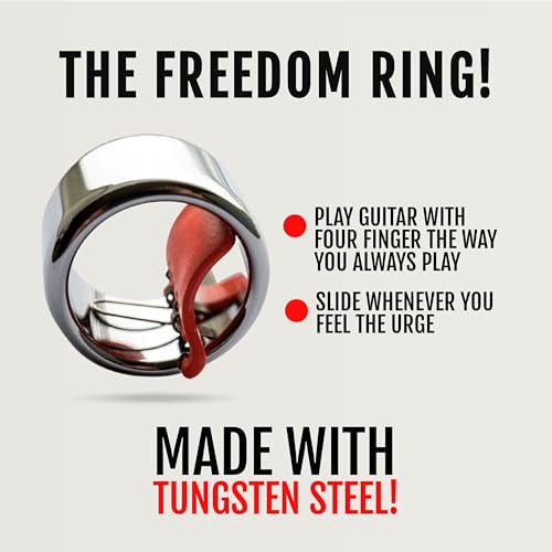 Tungsten Steel Slide Guitar Rings for Acoustic and Electric Guitar E8741