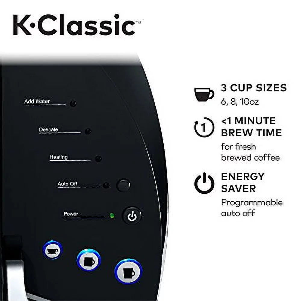 Keurig K-Classic Coffee Maker Single Serve Programmable, Black X613095