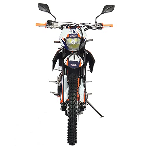 X-PRO Titan DLX 250cc Gas Dirt Bike Pit Bike Adult Bike, 21"/18" Wheels, Green A13711