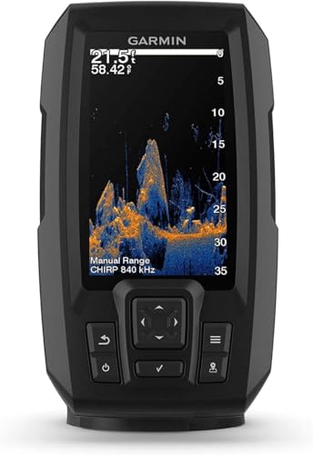 Garmin Striker Vivid 4cv 4-inch Color Fishfinder with Sonar Transducer J676970