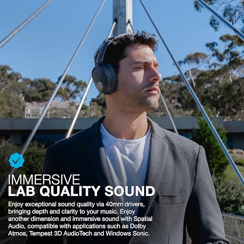 JLab JBuds Lux ANC Wireless Headphones, Sage, Over-Ear Bluetooth M35854