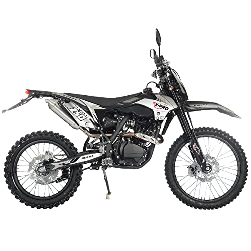 X-PRO Titan DLX 250cc Gas Dirt Bike Pit Bike Adult Bike, 21"/18" Wheels, Green A13711