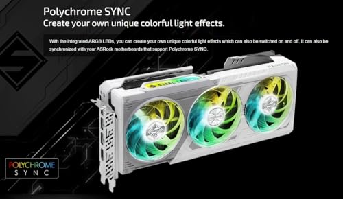 ASRock AMD Radeon RX 9070 XT Steel Legend 16GB White Graphics Card P321244