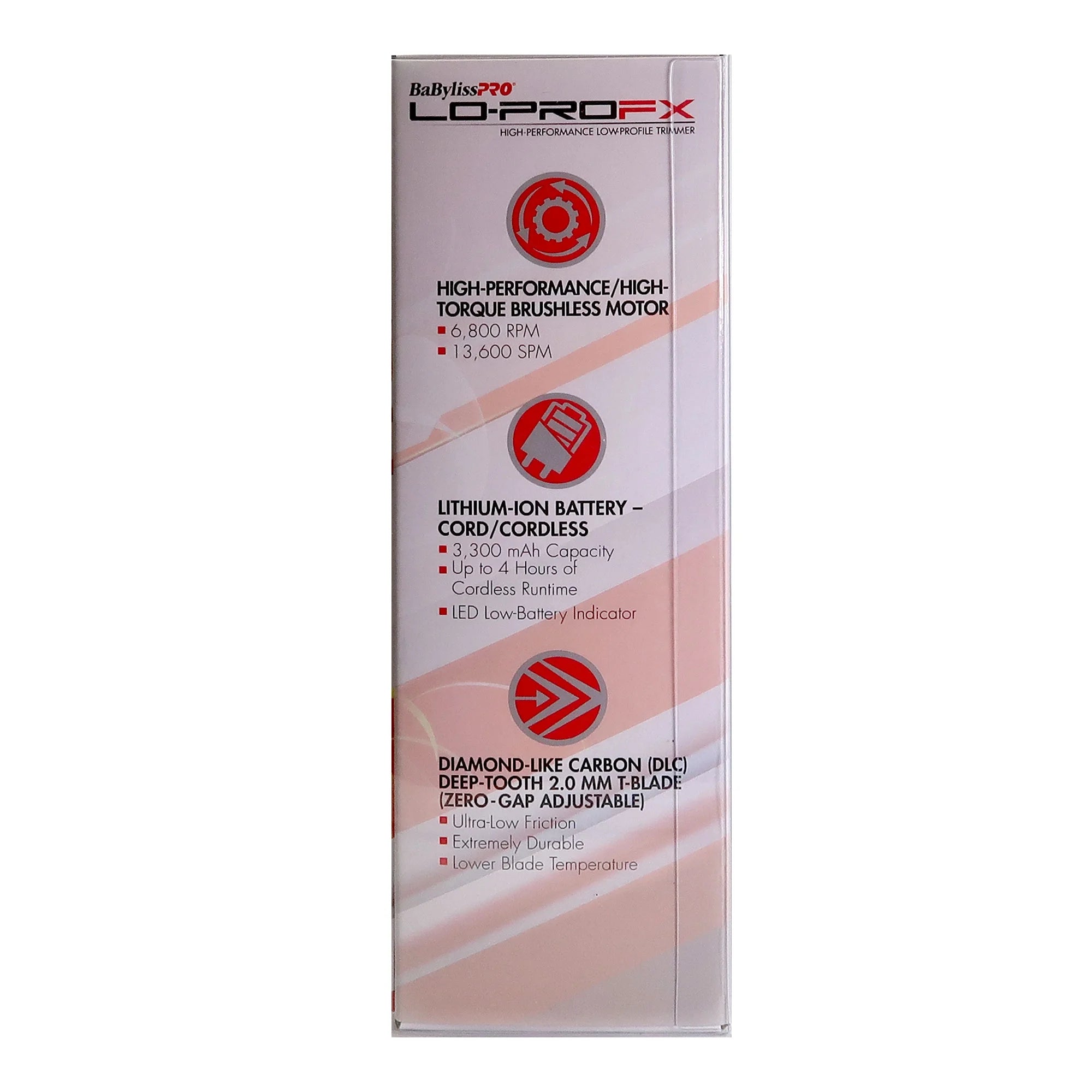 BaByliss PRO LO-PRO FX Trimmer Van DA' Goat, Red K706