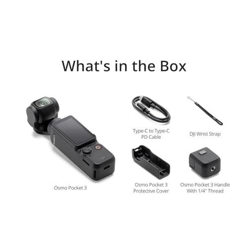 DJI Osmo Pocket 3, 4K Vlogging Camera with 1'' CMOS & 3-Axis Stabilization L762153