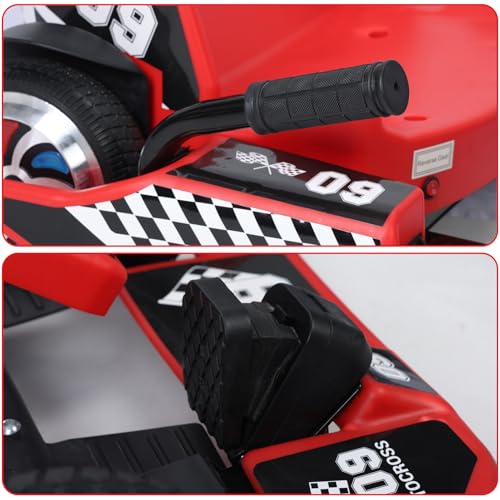 Electric Drift Kart for Kids, 36V Adjustable Ride On Toy, 350W Motor S5424
