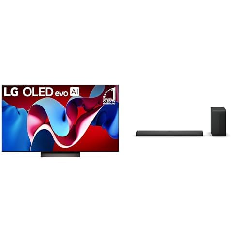 LG 65-Inch Class OLED evo C4 Series Smart TV 4K with Magic Remote E146