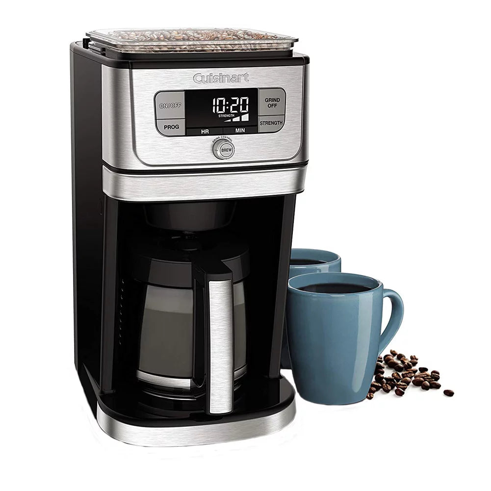 Cuisinart Grind & Brew 10 Cup Burr Coffeemaker, Silver S2905