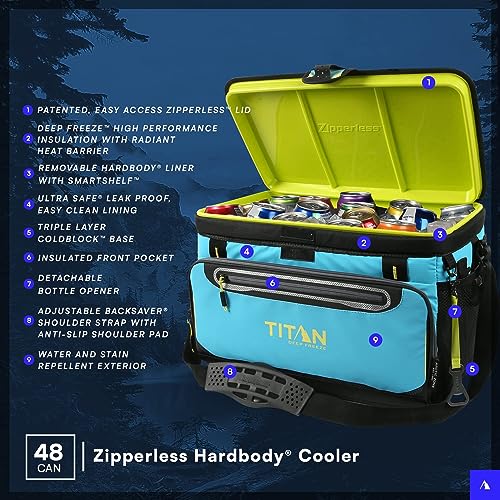 Arctic Zone Titan Deep Freeze Zipperless Hardbody Cooler W899
