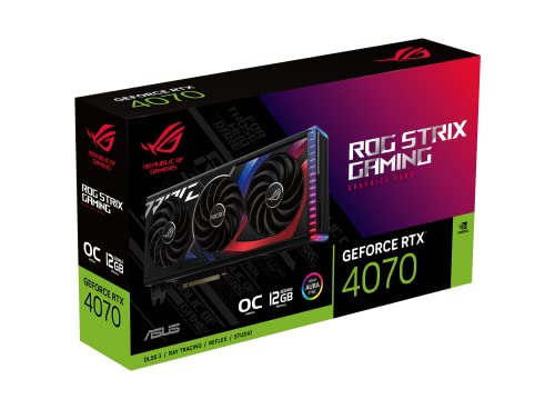 ASUS TUF Gaming GeForce RTX 4070 OC Edition Graphics Card, 12GB GDDR6X Z92270