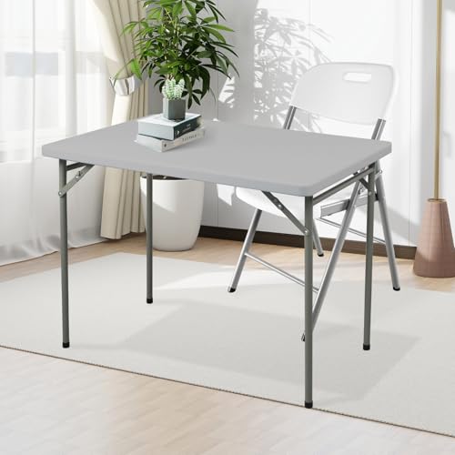 3ft Rectangular Plastic Folding Table for Indoor Outdoor Use A448