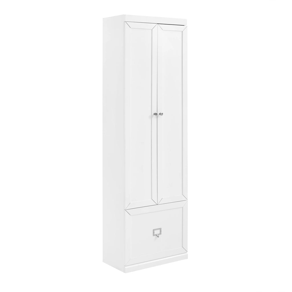 Crosley Furniture Harper Wood Convertible Pantry Closet White M28437
