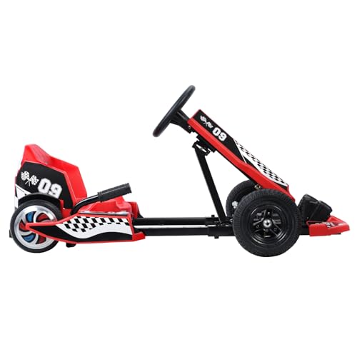36V Electric Go Kart for Kids Ages 8-12, Red P1828