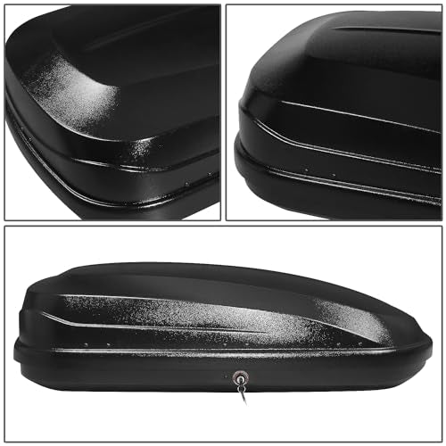 Rooftop Cargo Carrier ABS Lockable Hard Shell Waterproof 55 x 34.5 x 14 Inches O3540