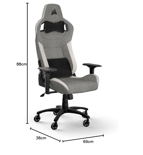 Corsair T3 Rush Fabric Gaming Chair (2023) Charcoal E407