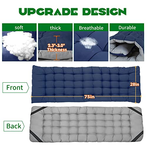 NAIZEA Folding Camping Cot for Adults, Adjustable Reclining Chair N72576