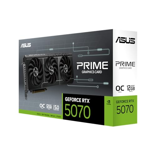 ASUS Prime GeForce RTX 5070 12GB GDDR7 Graphics Card Y3123