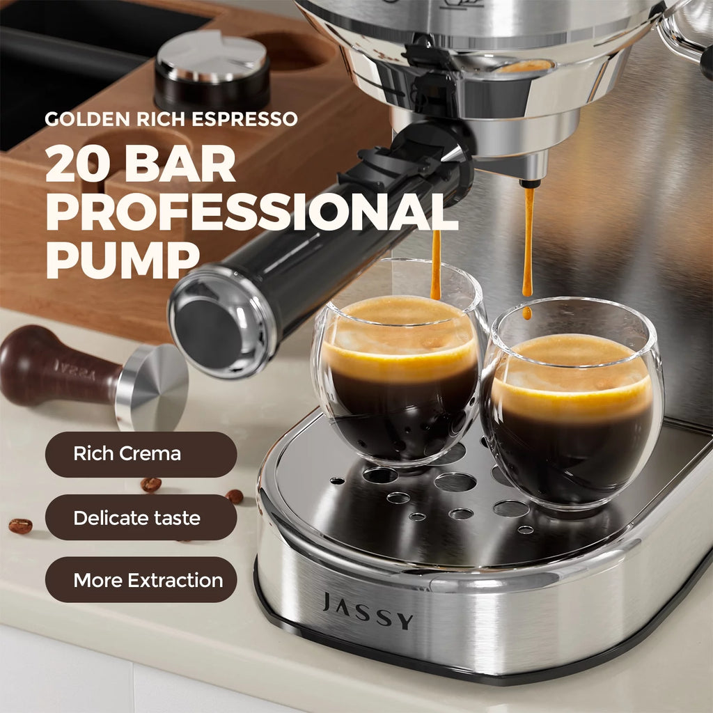 Espresso Coffee Maker 20 Bar with Milk Frother V403