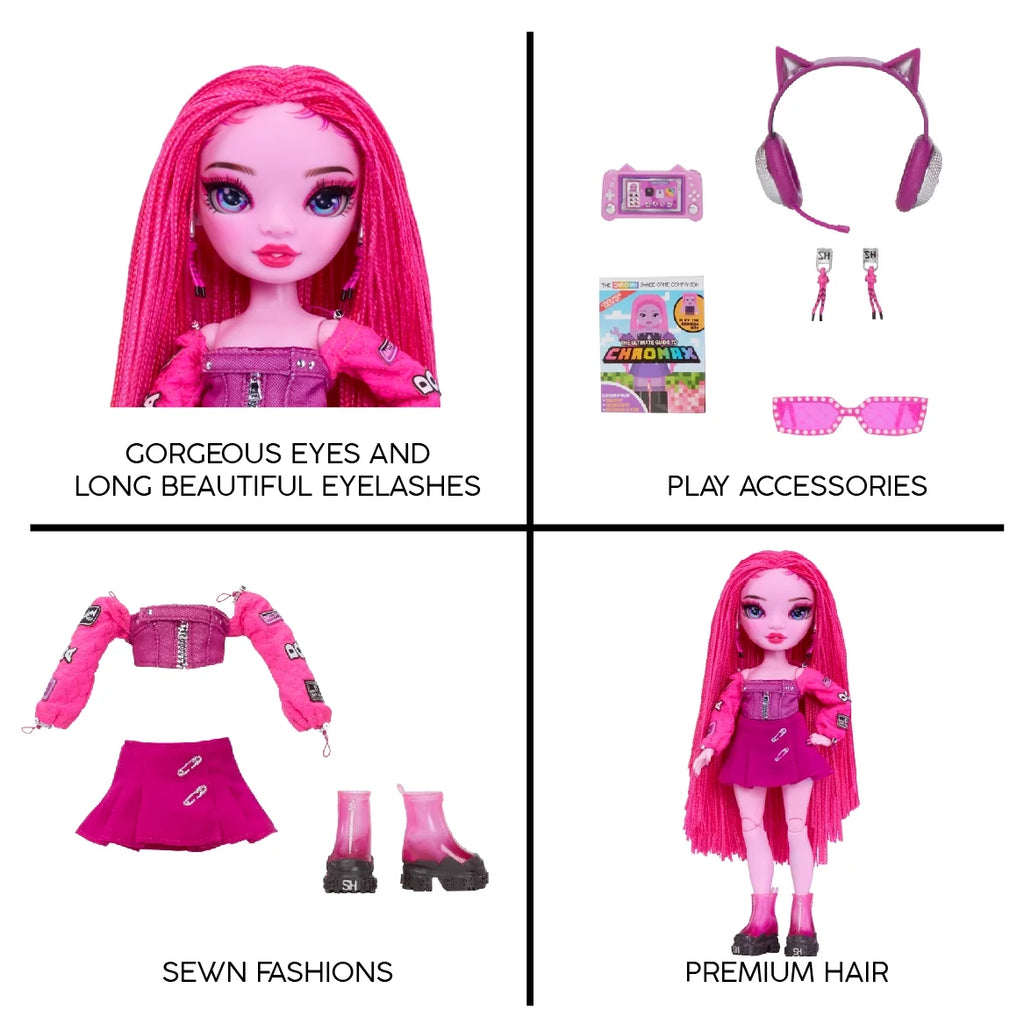 Rainbow High Shadow High Pinkie Pink Fashion Doll with Outfit & Accessories P388