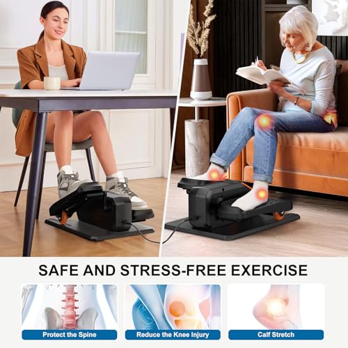 VIVURN® 018 Under Desk Elliptical Machine for Seniors, Quiet & Portable O32733