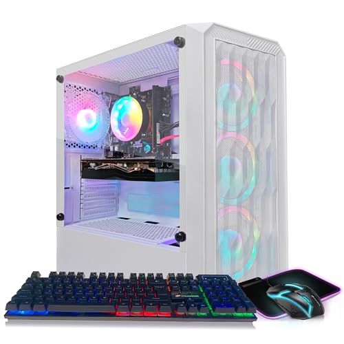 STGAubron Gaming PC Desktop, GeForce RTX 2060 Super, Intel Core i7, 16G DDR4, 1T SSD, Windows 11 Z1287