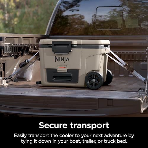 Ninja FrostVault 45QT Cooler with Wheels, Lakeshore Blue M1144