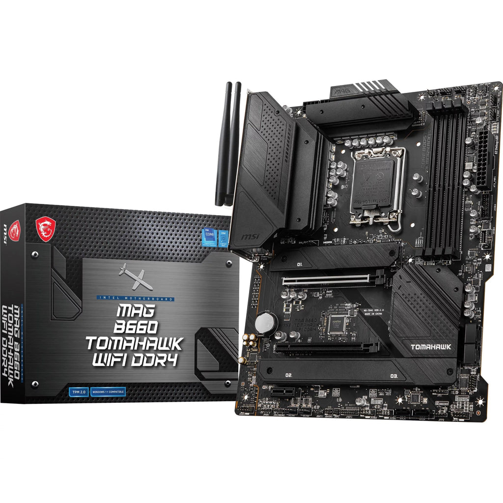 MSI MAG B660 TOMAHAWK WIFI DDR4 LGA 1700 Intel B660 SATA 6Gb/s ATX Intel Motherboard