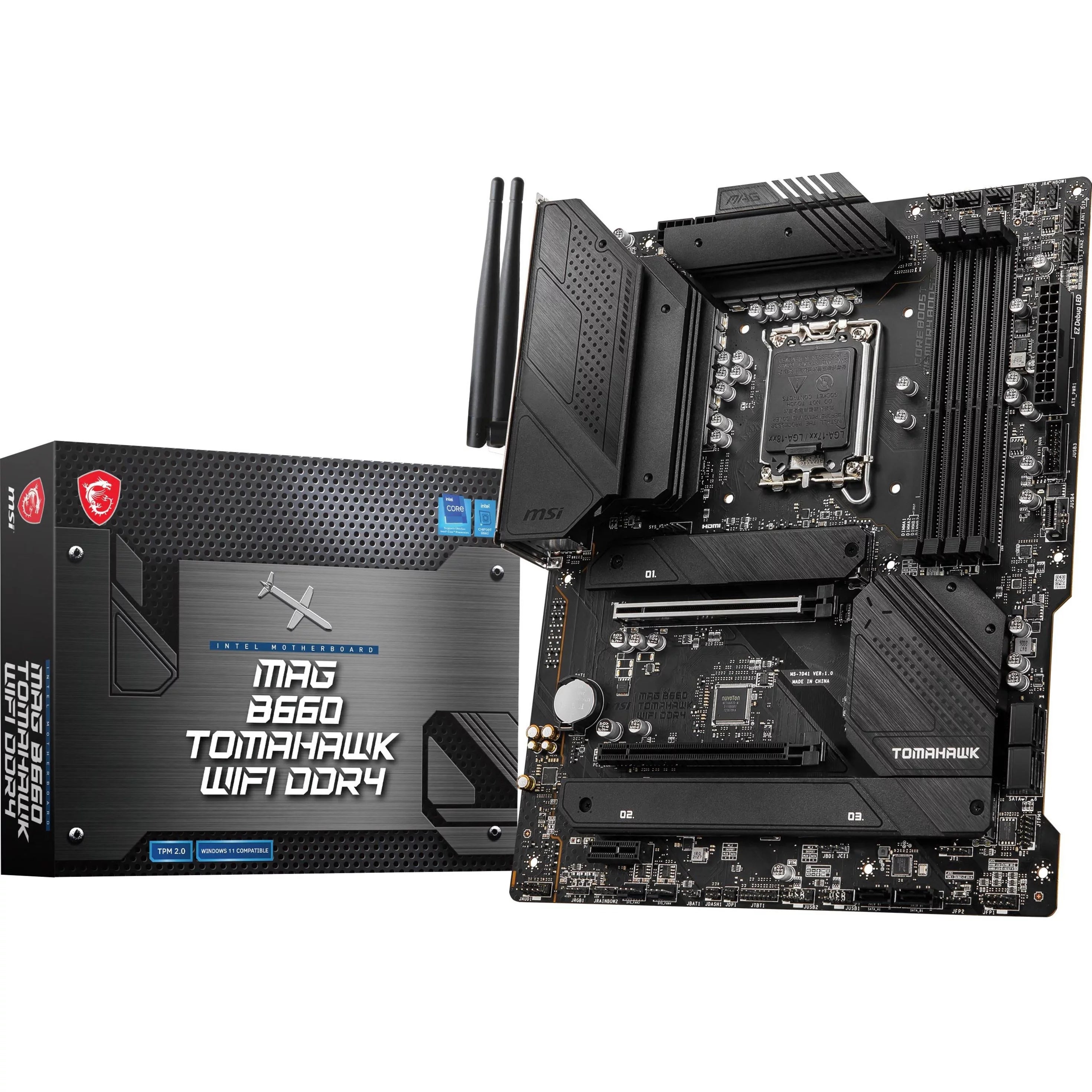MSI MAG B660 TOMAHAWK WIFI DDR4 LGA 1700 Intel B660 SATA 6Gb/s ATX Intel Motherboard