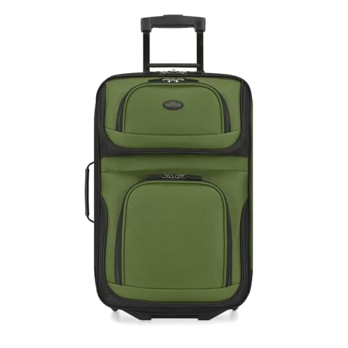 U.S. Traveler Rio Expandable Carry-on Luggage, Orange R95197