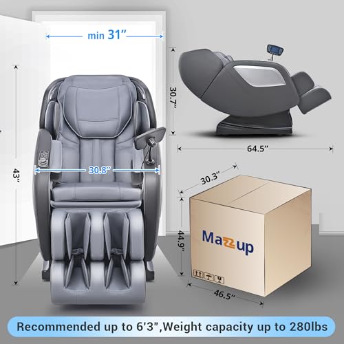 Full Body Zero Gravity Shiatsu Massage Chair with Heat and Foot Massage Q658