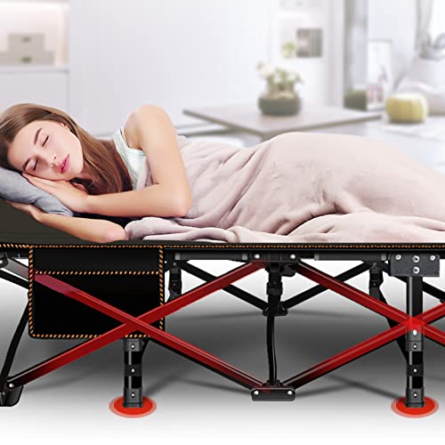 NAIZEA Folding Camping Cot for Adults, Adjustable Reclining Chair N72576
