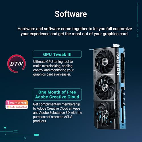 ASUS Prime Radeon RX 9070 XT OC Edition Graphics Card J242714