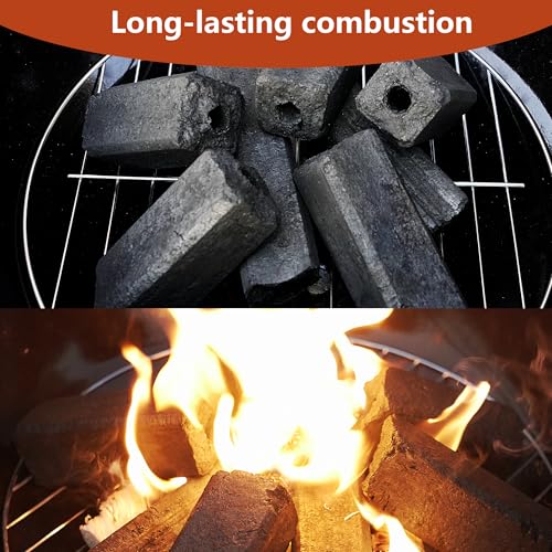 All Natural Bamboo Lump Charcoal for Grilling & Smoking, 10 lb A639807