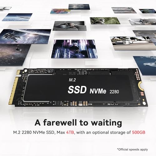 Beelink SER5 Mini PC, AMD Ryzen 5 5500U, 16GB RAM 500GB SSD, 4K Triple Display V104763