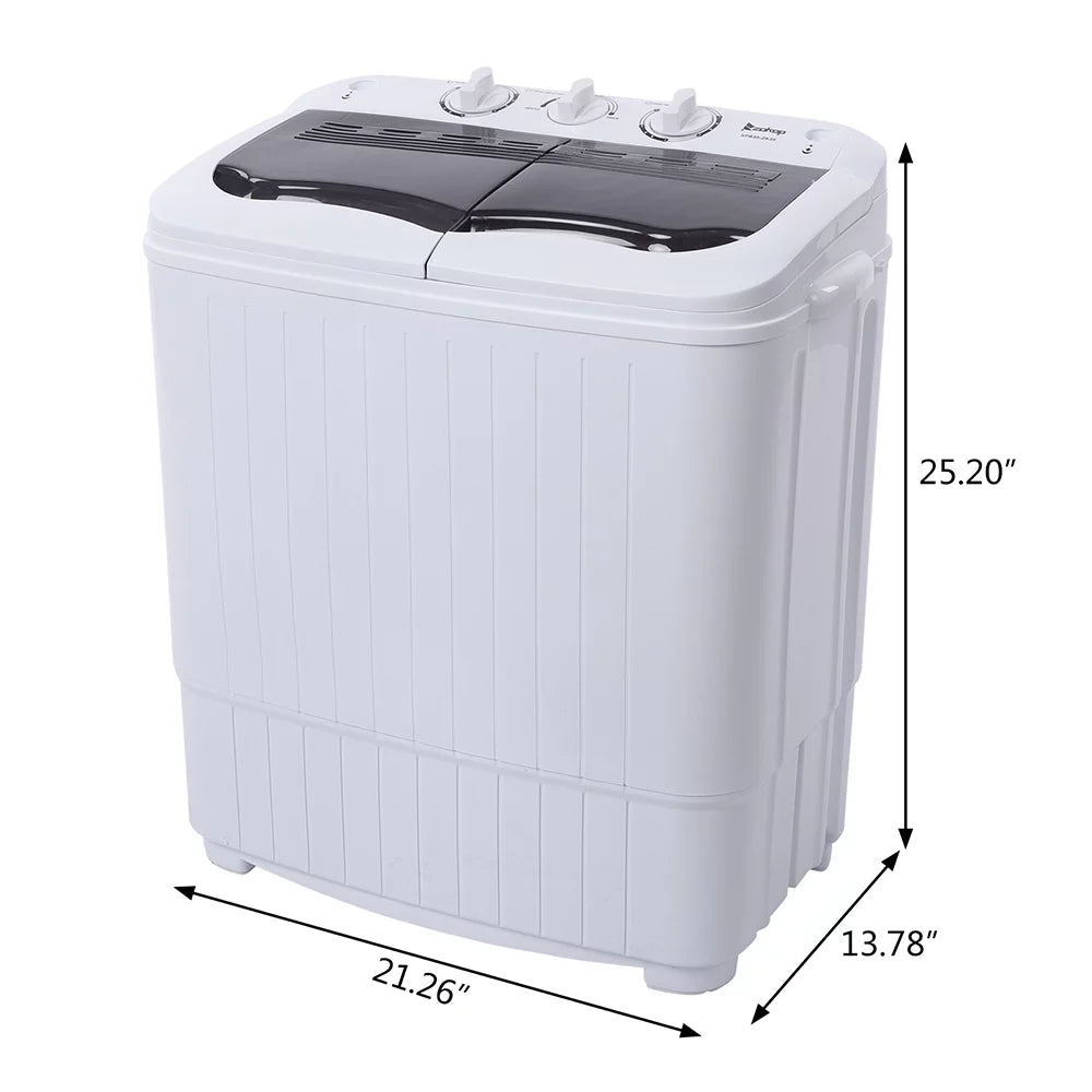 Compact Washer and Spinner Combo for Apartment, Dorm, RV A462