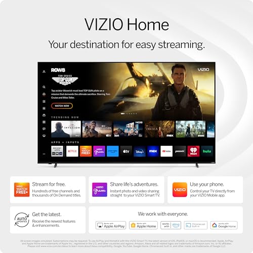 VIZIO 43-inch 4K UHD LED Smart TV with Dolby Vision HDR and Alexa Compatibility (Renewed) D572100