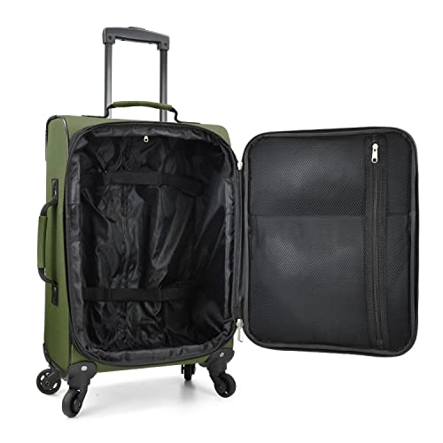 U.S. Traveler Rio Expandable Carry-on Luggage, Orange R95197