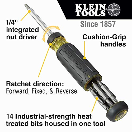 Klein Tools 55419SP-14 Tool Bag with Shoulder Strap, 14 Pockets O8402